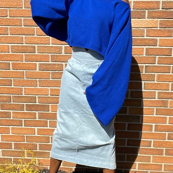 Vintage high waist Denim skirt - Picture 3 of 6